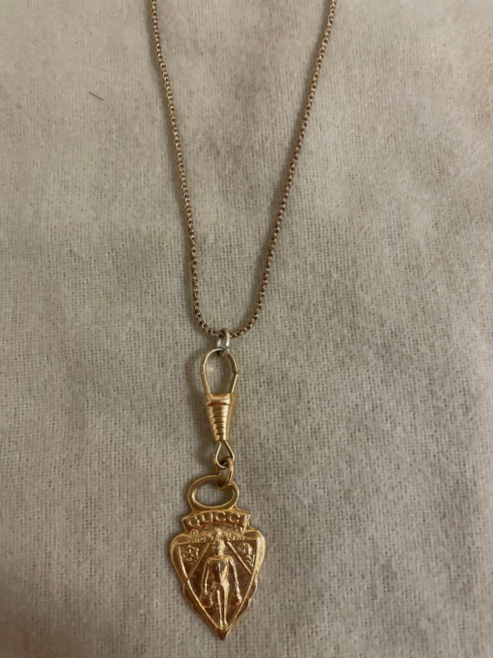 Upcycled vintage luxury necklace combining two premium brands!